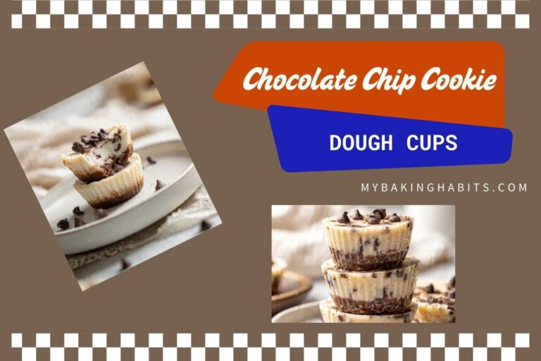 chocolate chip cookie dough cups