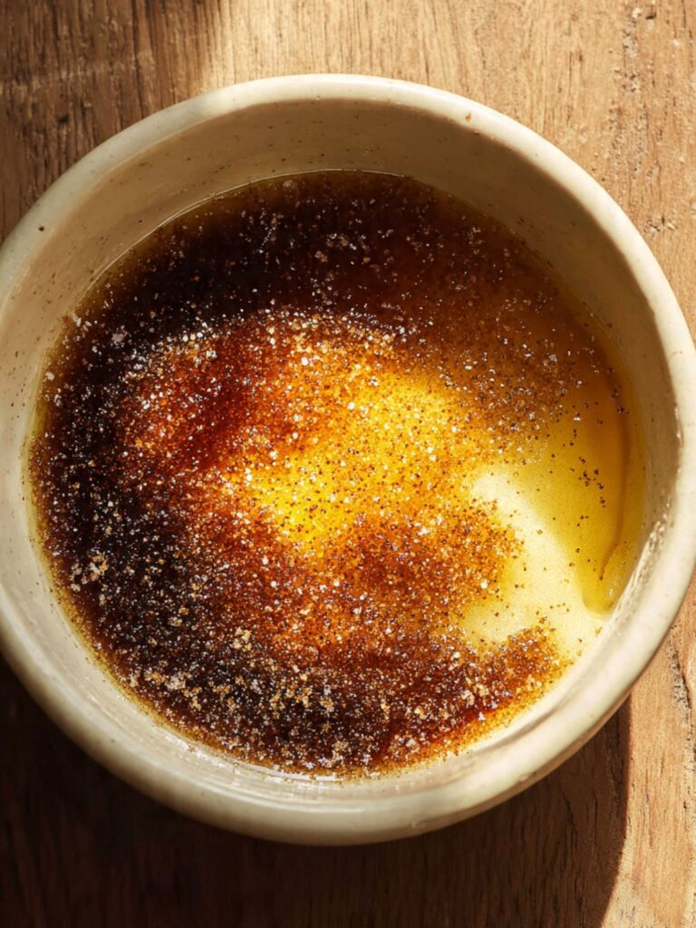 melted butter and brown sugar in a large mixing bowl before combining for chewy chocolate chip cookies