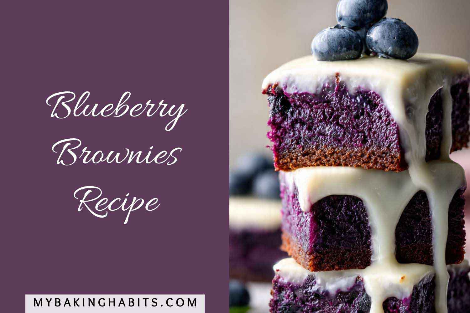 blueberry brownies