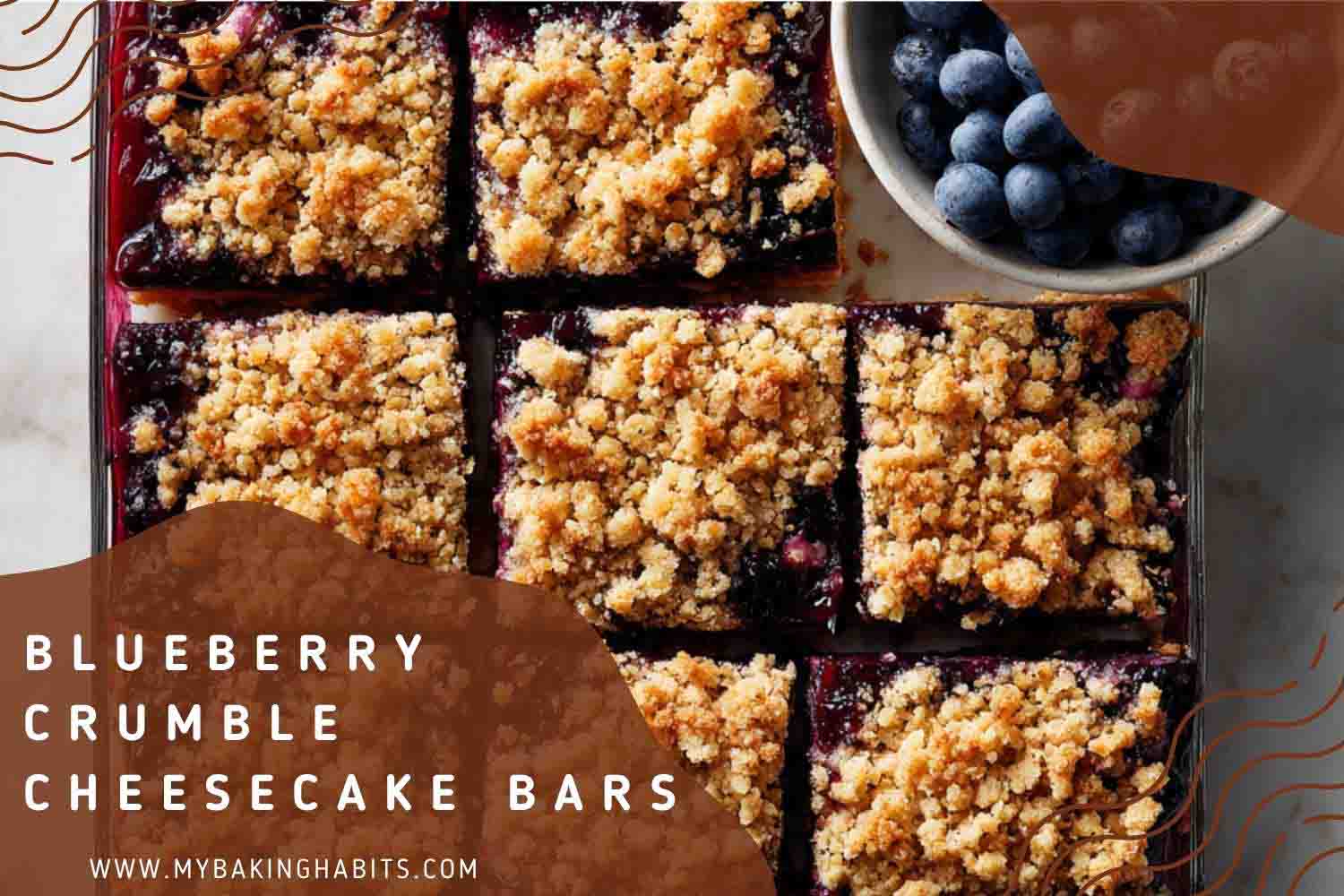 blueberry crumble cheesecake bars