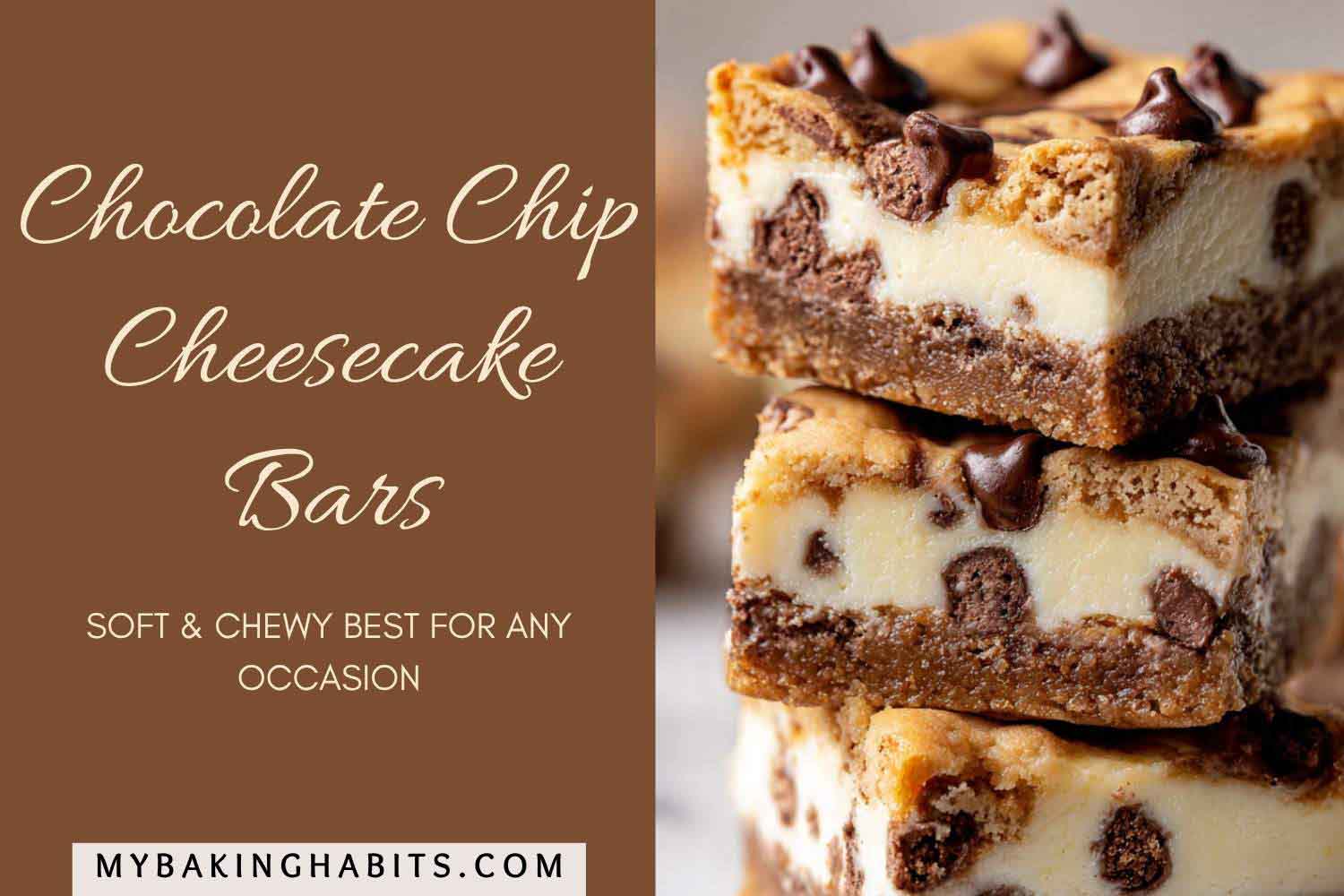 chocolate chip cheesecake bars