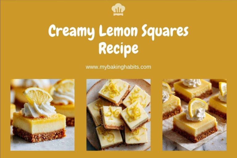 creamy lemon squares