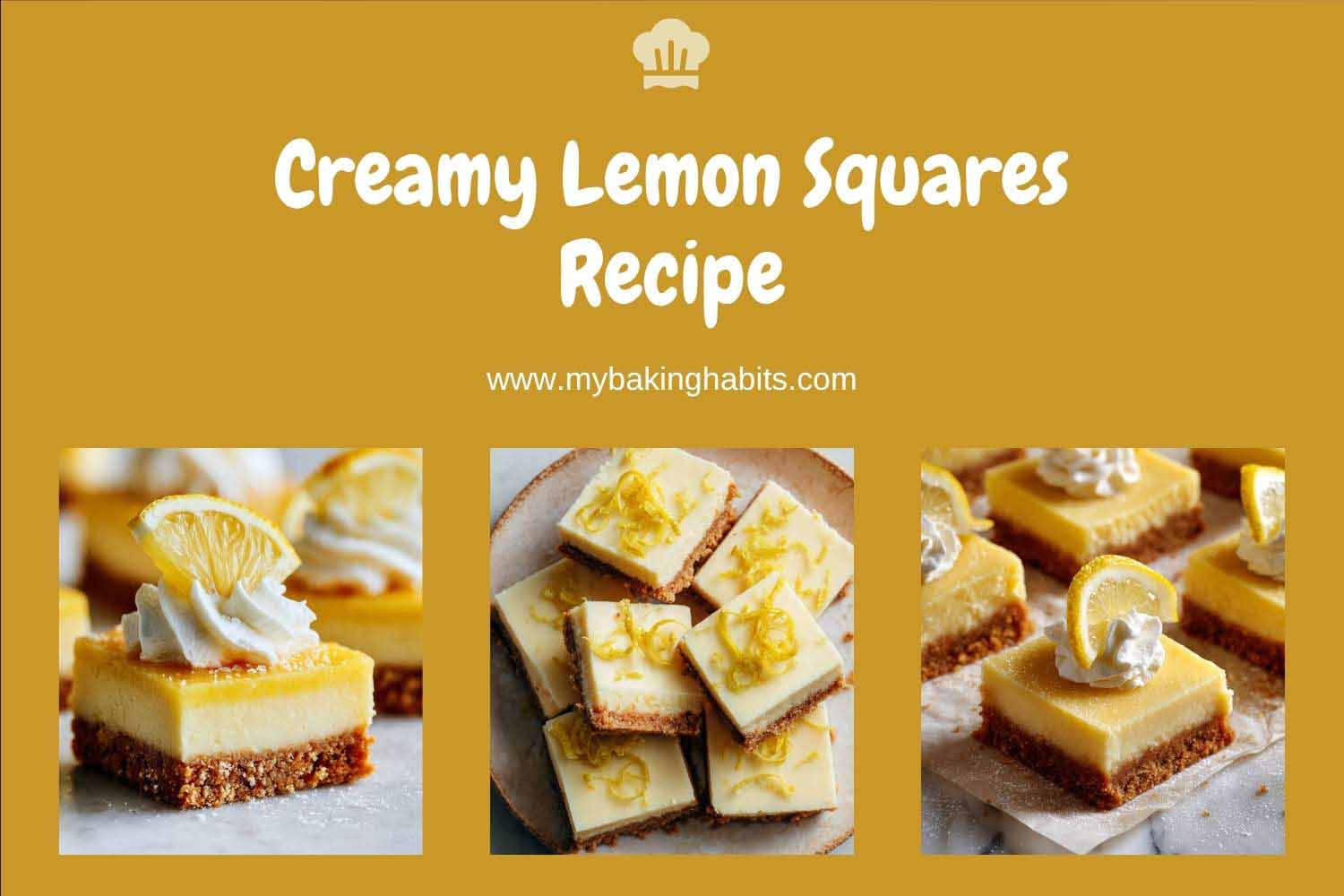 creamy lemon squares