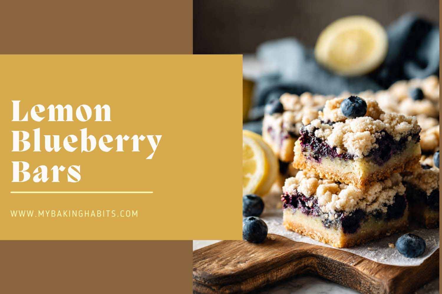 lemon blueberry bars