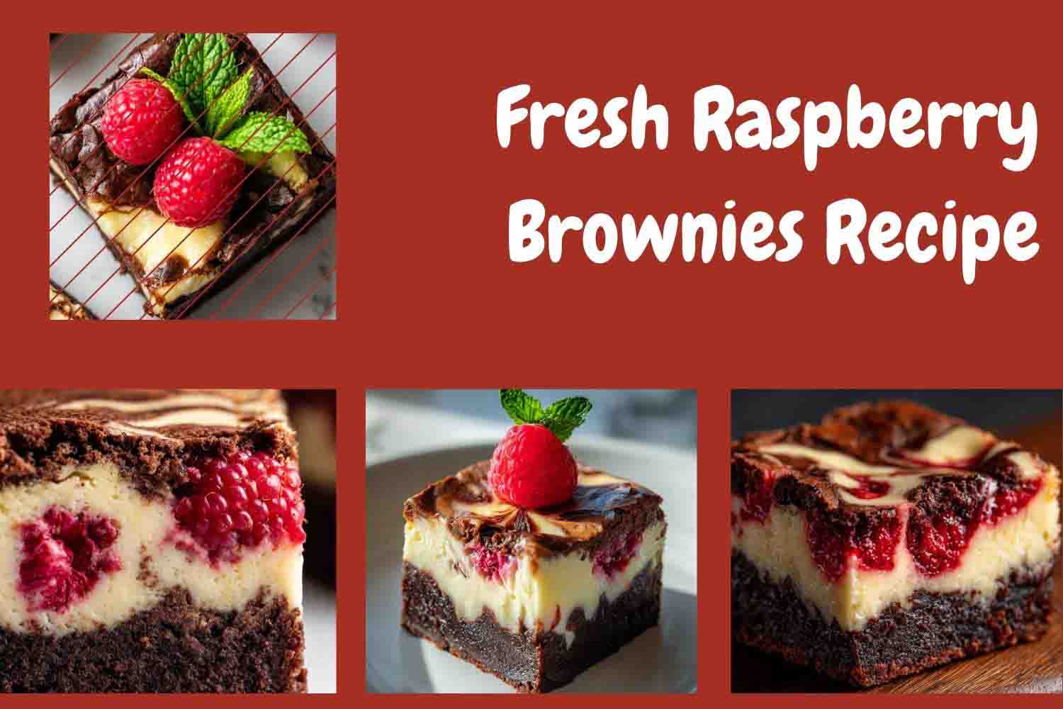 raspberry brownies