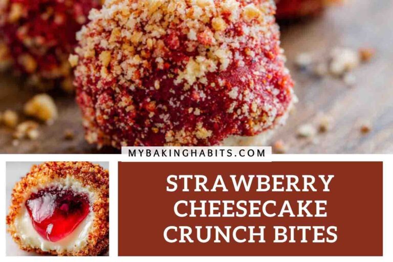 strawberry cheesecake crunch bites