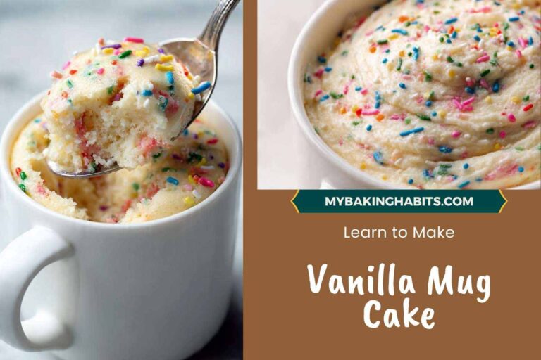 vanilla mug cake